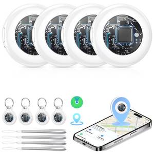 lot 14053 image: Tukio Air Tracker Tags-4 Pack (iOS Only), Apple MFi Certified Key Finder