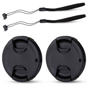 lot 14083 image: JJC 2-Pack 40.5mm Front Lens Cap Cover with Cap Keeper Leash for Sony Lens