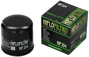 lot 14092 image: HiFloFiltro HF204 Black Standard Premium Oil Filter, Single