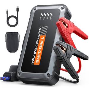 lot 14099 image: TREKURE Portable Car Battery Jump Starter 4000A 16800mAh Jump Box, Car Battery Jumper Starter Portable Jumper Cables for car(8.0L Gas6.5L Diesel), Fast Charge, Lights, Compact