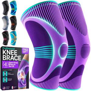 lot 14133 image: DR. BRACE Elite Compression Knee Brace for Women & Men (2-Pack)