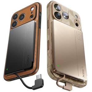 lot 14143 image: LISEN USB C Power Bank, 5000mAh 0.2-Inch Slim Fast Charger, Built-in Cable