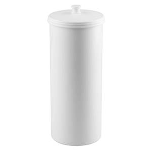 lot 19207 image: iDesign Freestanding Bathroom Toilet Paper Storage Holder, White (NO LID)