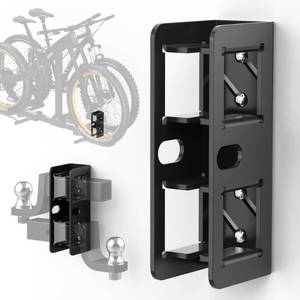 lot 19209 image: Hitch Stor Hitch Wall Mount,Wall Mounted Hitch Receiver For 2 Receiver,3 Hitch Storage Mount,Hitch Wall Mount Receiver Holds 200 Lbs,Trailer Hitch Receiver Storage For Bike Racks & Cargo Rack Storage