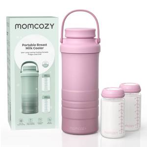 lot 19222 image: Momcozy 22oz Portable Breastmilk Cooler for 24H Outdoor, Newborn Essentials