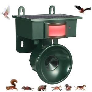 lot 19231 image: 2026 Upgraded Ultrasonic Bird Repeller Solar Powered Outdoor Motion Activated Bird Pigeon Deterrents for Outside Woodpecker Goose Repellent Devices for Rooftops Porch Patio Balconies