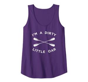 lot 20243 image: Funny Crew Rowing Im A Dirty Little Oar Tank Top Medium