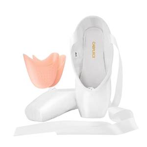 lot 20255 image: CABPLROI Girls Professional Ballet Dance Satin Pointe Shoes for Women (8.5-9)