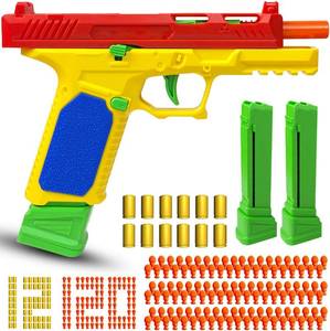 lot 20275 image: Automatic Shell Ejecting Toy Gun Pistol, Soft Bullet Toy Gun for Boys, Education Model Realistic Toy Pistol Shooting Game Toys Gifts Christmas Birthday for Kids 8