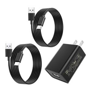 lot 20309 image: 5V Power Supply, DC 5V 2A Power Cord, with USB C and Micro USB Port.