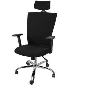 lot 20314 image: Lounsweer 3 Pieces Office Chair Cover Rolling Gaming Desk Cover Stretch Washable Protector Pets Slipcovers for Swivel Armchair Boss, Chairs Not Included(Simple,Black)