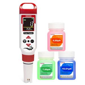 lot 20315 image: GIDIGI Digital Chlorine Tester for Pool, pH Test kit & Salinity ORP Meter