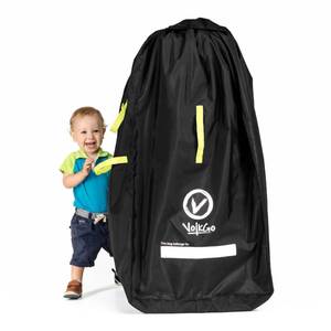 lot 20373 image: V VOLKGO Super Extra Large Stroller Bag for Airplane with Padded Backpack Shoulder Straps, Double Stroller Cover for Air Travel, Jogger & Carrier - Fits All, Gate Check Bag, Waterproof Travel Cover.