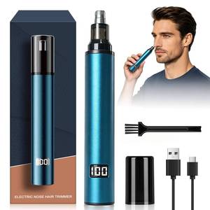 lot 20374 image: YunLuna Nose Hair Trimmer for Men, 2026 USB Rechargeable 2 in 1 Ear & Nose Hair Trimmer for Men Women with LED Display and Dual-Edge Blades, IPX7 Waterproof, 360° Efficient Electric Trimming, 8000rpm