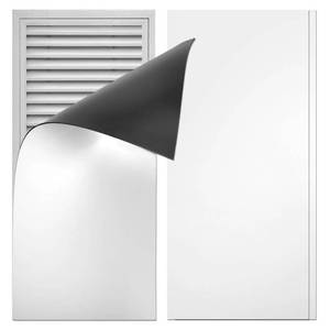lot 20381 image: SPEEDWOX 2pcs Magnetic Vent Covers 5.5 x 12 High Strength Air Register Covers for Floor, Wall & Ceiling Vents, Complete Seal Design for Home, RV HVAC Systems Air Vent Covers for Floor