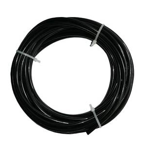 lot 20404 image: 14 Inch Water Line, NSF Certified RO Tubing & Refrigerator Water Line - Polyethylene (PE) Flexible Tube for Ice Maker, Under Sink Filter, Reverse Osmosis System - 100 Ft black