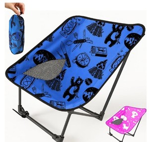 lot 8034 image: Kids Camping Chair Blue With Bears