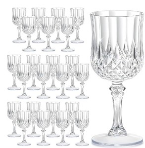 lot 13725 image: Unbreakable Glassware Crystal Drinking Glasses Reusable Drinkware for Wedding Reception Grand Event Party
