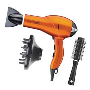 lot 1862 image: Conair Infiniti PRO Hair Dryer with Diffuser, Concentrator and Blowout Brush
