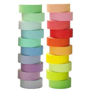 lot 2004 image: Maartla 20 Rolls Washi Tape Set, Rainbow Washi Tape Colorful Masking Tape 15mm Wide, Decorative Tape for Bullet Journal, Book, Planner, Scrapbooking, DIY Arts Crafts