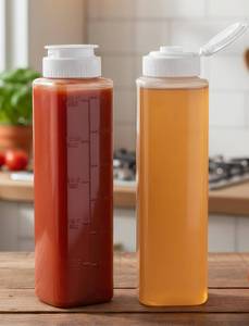 lot 2012 image: NiHome Honey Dispenser No Drip 10oz Squeeze Bottle for Syrup Sauce 2Pcs