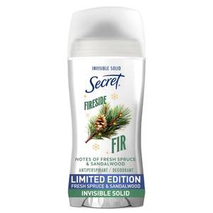 lot 2027 image: Secret Fresh Antiperspirant Deodorant for Women, Fireside Fir Scent, 2.6oz