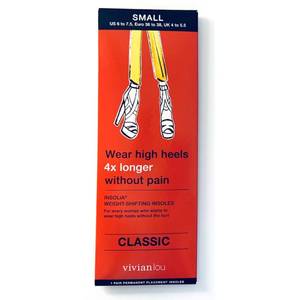 lot 2028 image: Vivian Lou Weight Shifting Insoles for High Heels, All-Day Comfort, Foot Pain Relief (Color Transparent) Not Gel Inserts Pads or Cushions (Large US 10-12 Women Shoes)