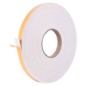 lot 2384 image: Self-Adhesive High Density Foam Insulation Strips - 12in x 116in x 66Ft Weatherstrip with Strong Adhesive for Door and Window Soundproofing