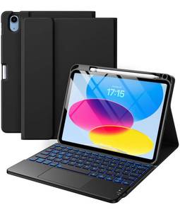 lot 2391 image: Harvopu for iPad A16 11th10th Generation Case with Keyboard, Folio Cover