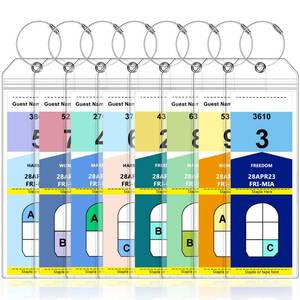 lot 2424 image: 8 Pack Luggage Tags Travel Essentials and Cruise Essentials for NCL, Princess, Carnival, Royal Caribbean and Celebrity Cruise Ships by SEAVILIA