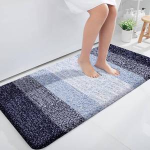lot 2437 image: OLANLY Bathroom Runner Rug 40x24, Extra Soft Absorbent Microfiber Bath Rugs
