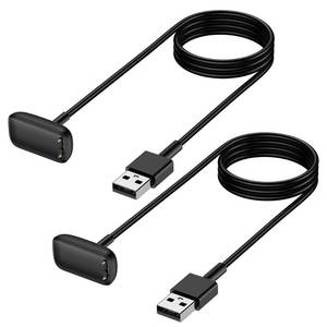 lot 2445 image: Mixblu Charger Cable Replacement for Fitbit Charge 6Charge 5Luxe Smartwatch (3.3Ft2 Pack)
