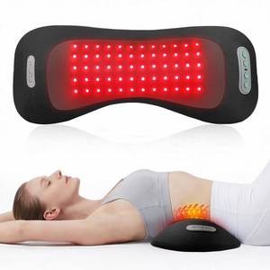 lot 7549 image: FliKEZE 4-in-1 Lumbar Massager with Red Light 650850nm Cordless 5000mAh