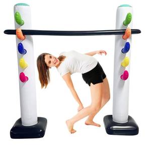 lot 7569 image: 4Efts Novelty Inflatable Limbo Game for Kids Adults 62in Luau Party Game, Indoor Outdoor Inflatable Lawn Yard Games, Summer Hawaiian Birthday Activity Carnival Game