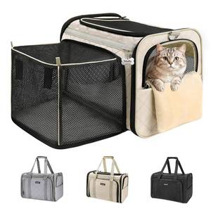 lot 7570 image: MIDOG Cat Carrier Soft for Small-Medium Cats Up to 15lbs, Airline Approved