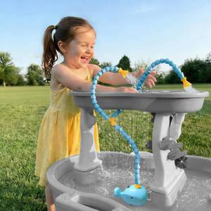 lot 8128 image: Aacabo Rechargeable Water Table Pump with Huge Water Output,Water flow rate up to 8Lmin (2.11 GPM),Kids Sand Water Play Pump,Whale-Shaped Design,Suitable for Most Water Table on the Market