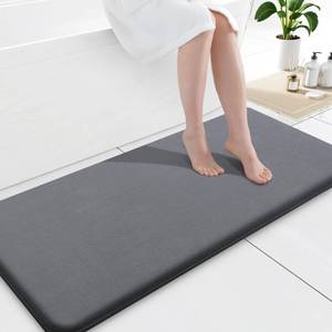 lot 8145 image: Smiry Memory Foam Bath Mat 59x20, Extra Soft and Absorbent Bathroom Rugs