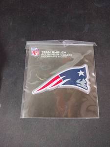 lot 8159 image: FANMATS 60462 - NFL - New England Patriots Embossed Color Emblem  Patriot Head Primary Logo