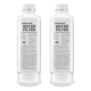 lot 8197 image: Samsung HAF-QIN-2PEXP Genuine Refrigerator Water Filter, Reduces 99percent of Harmful Contaminants for Clean, Clear Drinking Water, 6-Month Life, Easy Install, Pack of 2