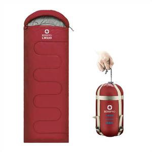 lot 8208 image: ECOOPRO Warm Weather Sleeping Bag - Portable, Waterproof, Compact Lightweight, Comfort with Compression Sack - Great for Outdoor Camping, Backpacking and Hiking - 83 L x 30 W Fits Adults (G-Wine Red)