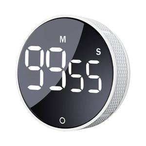 lot 8212 image: AVINIA Digital Kitchen Timers, Visual timers Large LED Display Magnetic Countdown Countup Timer for Classroom Cooking Fitness Baking Studying Teaching, Easy for Kids and Seniors White