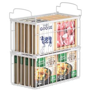 lot 9919 image: Freezer Organizer Bins, 2 Pack Big Baskets for 5 7 Cu.FT Deep Freezer