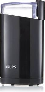 lot 9950 image: KRUPS Precision Electric Coffee Grinders, 3 oz Capacity, 200W Motor, Stainless Steel Blades for Uniform Grinding of Beans, Herb and Nuts, Coffee and Spice Grinder Electric, (Black)
