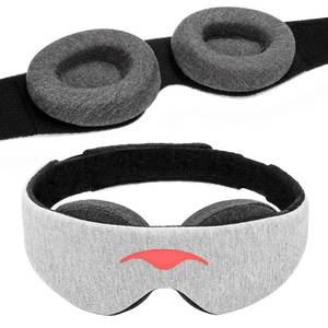 lot 10005 image: Manta Original Sleep Mask - Maximum Blackout Sleep Mask for Deep Sleep, Adjustable with Detachable Eye Cups, Zero Eye Pressure for Back and Belly Sleepers, Ideal for Travel, Shift Work and Daytime Sleep