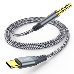 lot 10478 image: JXMOX USB C to 3.5mm Audio Aux Jack Cable (4ft), Type C to 3.5mm Headphone Car Stereo Cord Compatible with iPhone 17 16 15 Pro Max Air, Samsung Galaxy S25 S24 S23 S22 S21 Note 20, Pixel 9 8, iPad Pro