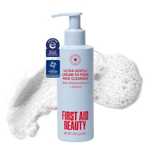 lot 10484 image: First Aid Beauty Ultra Gentle Cream-to-Foam Cleanser, 6 oz
