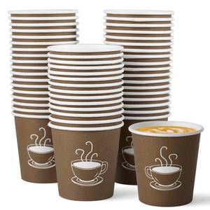 lot 11112 image: TV TOPVALUE 600 Pack 4 oz Paper Cups, Small Disposable Coffee Cups, Paper Espresso Cups, HotCold Drinking Cups for Party, Picnic, Travel and Events