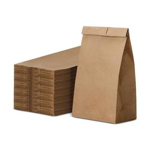 lot 11142 image: Culinware Kraft Paper Bags 2 Lb - Durable Brown Paper Bags for Snack, Sandwich, Pastries, Popcorn, Grocery and Party Favor � Bulk Paper Bags � 4.5 x 2.7 x 7.7 In - 500 Count