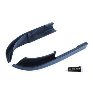 lot 12104 image: Savadicar Upgraded Version Rain Gutter Extensions, Roof Hard-Top ABS Rain Groove Diverter, Rainwater Deflector Compatible with 2007-2018 Jeep Wrangler JK JKU, Exterior Accessories, Black, 2 PCs
