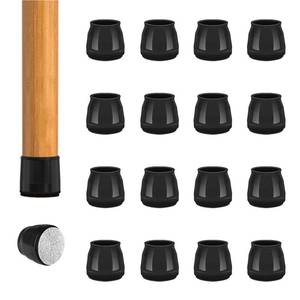 lot 12121 image: BAIPOK 16Pcs Round Chair Leg Floor Protectors for Hardwood Floors